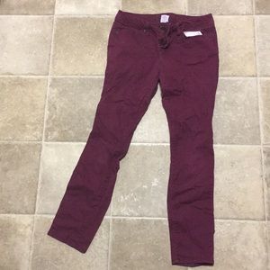 Burgundy Jeans!!